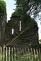 Southern gable of the east wing with the windows that gave light to the staircase to the dormitory