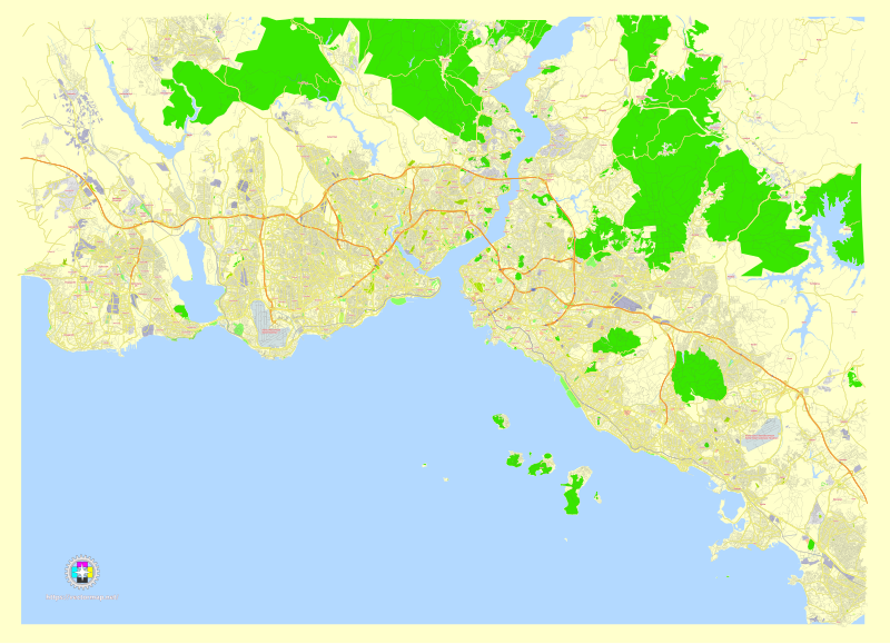 File:Istanbul Turkey street map.svg