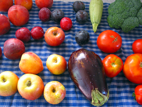 Assorted fruits and vegetables