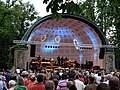 Konzertmuschel im Kurpark zur 100-Jahres- Feier des Kurhauses