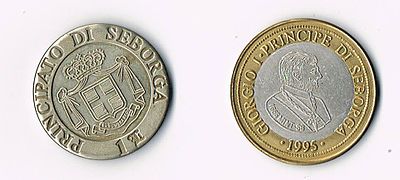 Seborgan 1 Luigino coin