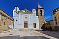 La facciata della chiesa parrocchiale di Spinete, Santa Maria Assunta