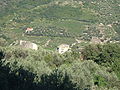 Villa Buraggi vista dalla collina di San Bernardino