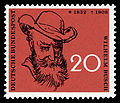 German stamp, 1958