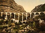 Thumbnail for File:Gourdon, bridge over Gorges de Loup, Grasse, France, ca. 1895.jpg