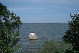 Kamień Królewski by Chrzaszczewska Island, Poland