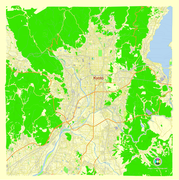 File:Kyoto Japan street map.svg