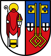 Modernes Wappen der Stadt Krefeld (heraldisch richtig)