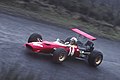 Bell driving Ferrari-Dino F2 car in 1969.