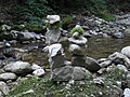 Sculpture at Glasenbachklamm, Austria.