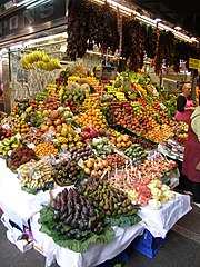 Català: Parada de fruita English: Fruit stall