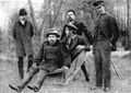 Anton and Michail Pavlovich Chekhov in Melikhovo, 1892