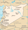 CIA map for Syria in French