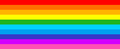 Rainbow flag with 10 bands