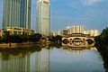 Anshunlang bridge and Jin river