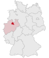 Der Kreis Warendorf in Deutschland