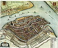 Map of Dordrecht in 1652