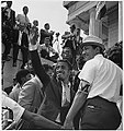 Among the crowd during Civil Rights March on Washington D.C., 1963