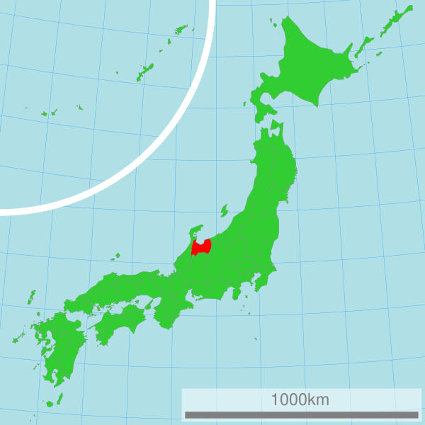 File:Map of Japan with highlight on 16 Toyama prefecture.svg