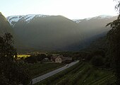 Lower valley at Ljøsne