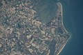 mouth of river Tagliamento, Laguna di Marano, a view from ISS