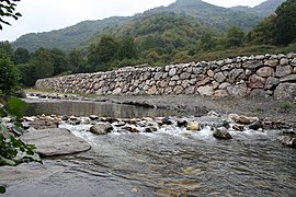 El río Aller a su paso por Corigos