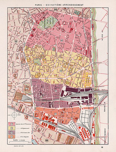 File:Paris-atlas by Fernand Bournon - 42. 18e arrondissement - David Rumsey.jpg