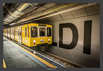 Subway Train arriving