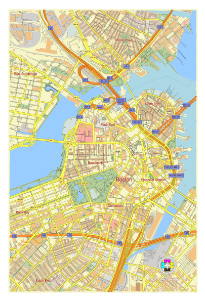 File:Boston Center Massachusetts US street map.svg