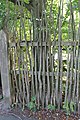 Wooden fence Braided fence