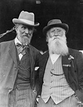 Muir with John Burroughs, 1912