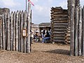 Wooden fence Palisade