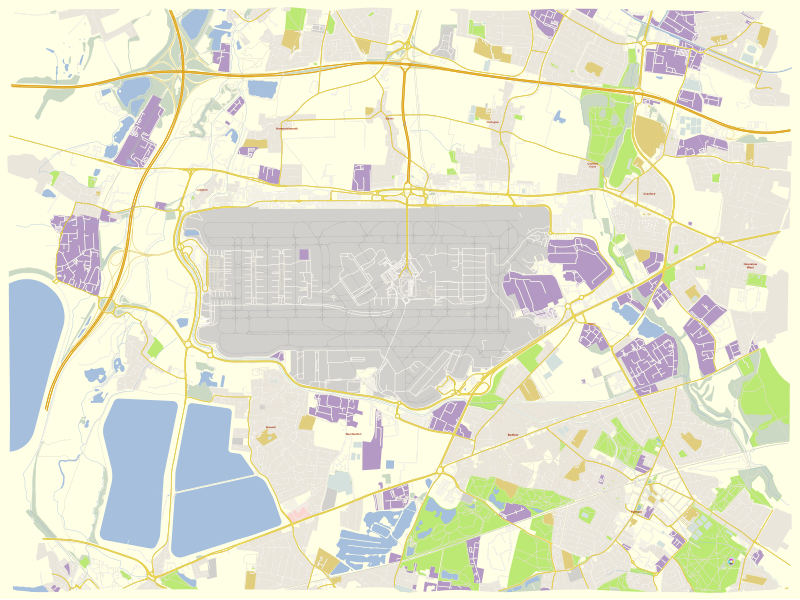 File:Heathrow Airport London UK street road map.svg