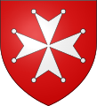 Blason of the Knights Templar village Biot