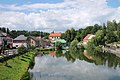 Chateau pond in Nové Hrady