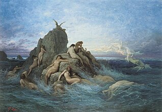 Las Oceánides (Doré, 1860)