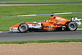 MF1 Racing M16 (Spyker color, Christijan Albers) at Silverstone, September