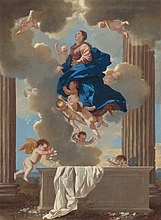 The Assumption of the Virgin by Nicolas Poussin ().