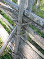 Wooden fence horizontal Timber fence