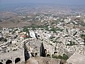 Panoramic view of Al-Husn village and Tartus hills