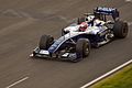 Williams FW31 (Kazuki Nakajima) testing at Barcelona