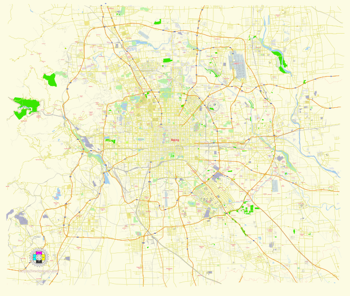 File:Beijing China street map.svg