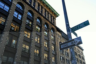 Cast-iron facade, Spring and Greene Street