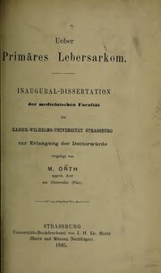 Thumbnail for File:Ueber primäres Lebersarkom ... (IA b30580444).pdf