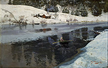 Winter at the River Simoa 1883