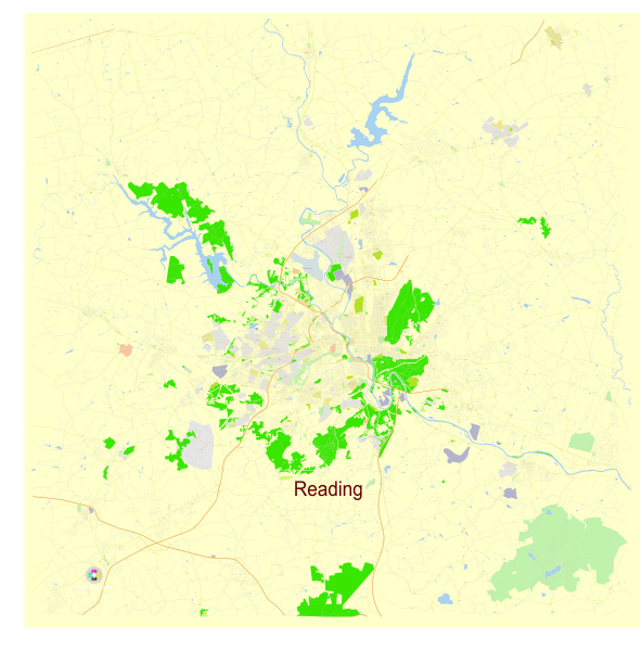 File:Reading Pennsylvania US street map.svg