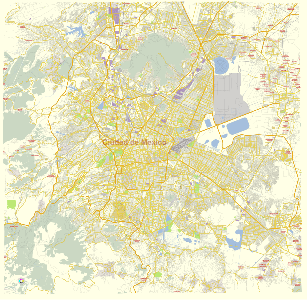 File:Mexico City Mexico street map.svg