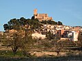 Castell des de la carretera de la Canyada