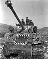 M4A3E8 "Easy eight" of the 89th Tank Battalion, Korea.