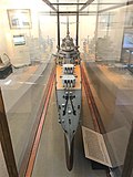 Thumbnail for File:20181030 USS Savannah CL-42 Builders Model from bow.jpg